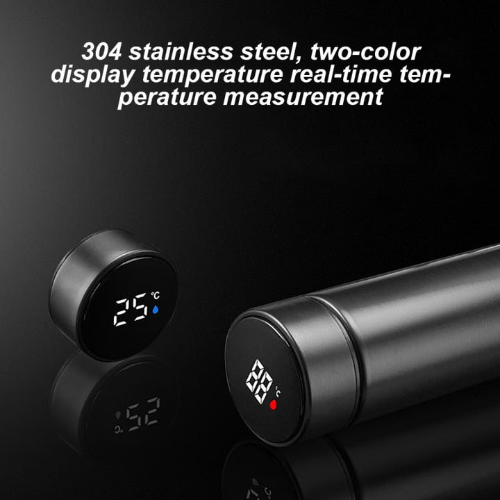 Smart Water Bottle with LCD Temperature Display